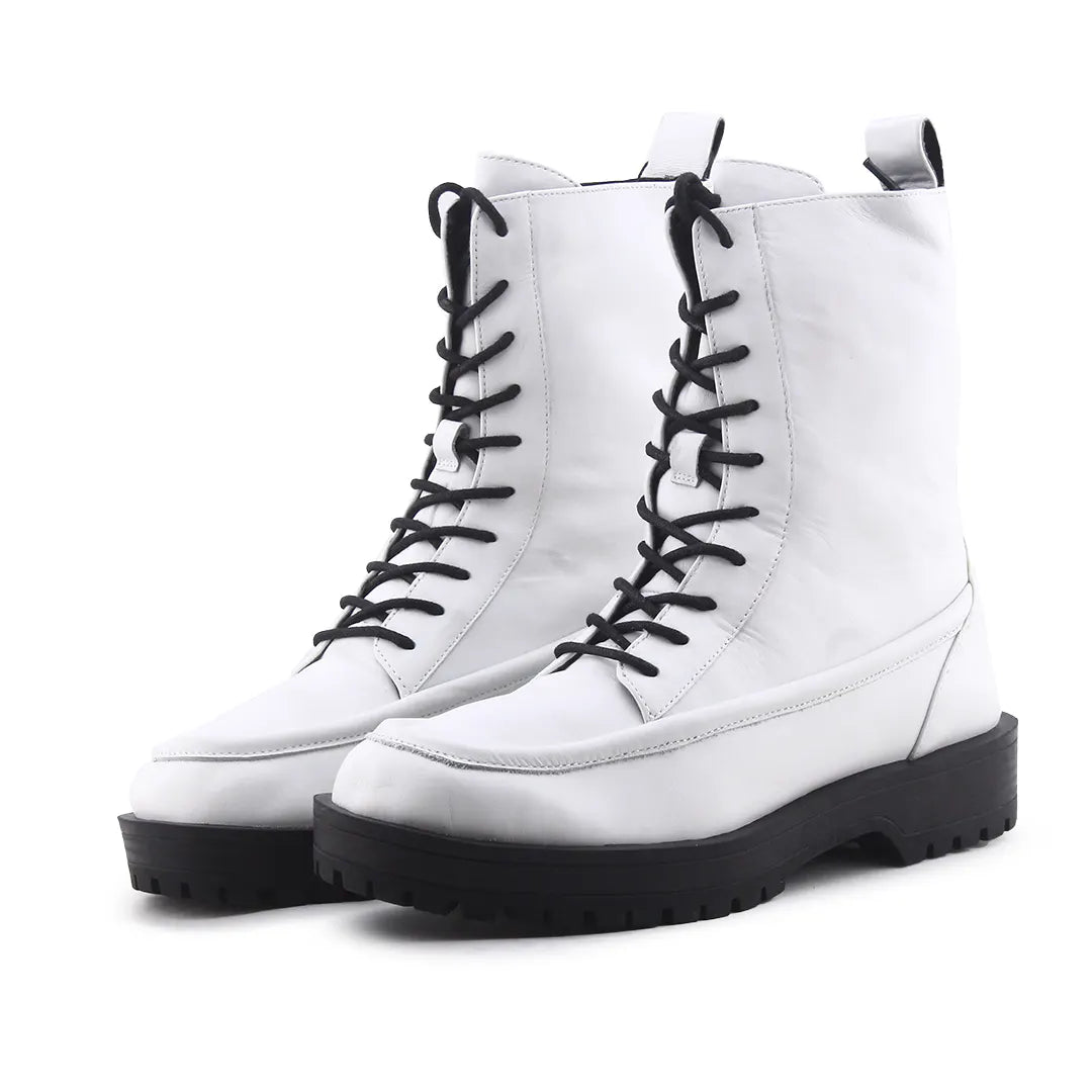 Zara Lace Up Ankle Boot | 100% Authentic Leather