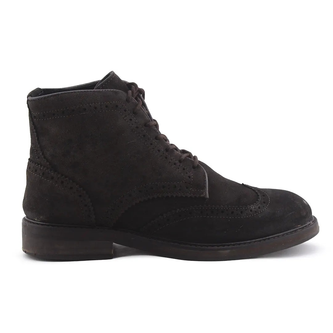 Selected Homme Lace Up Suede Ankle Boot