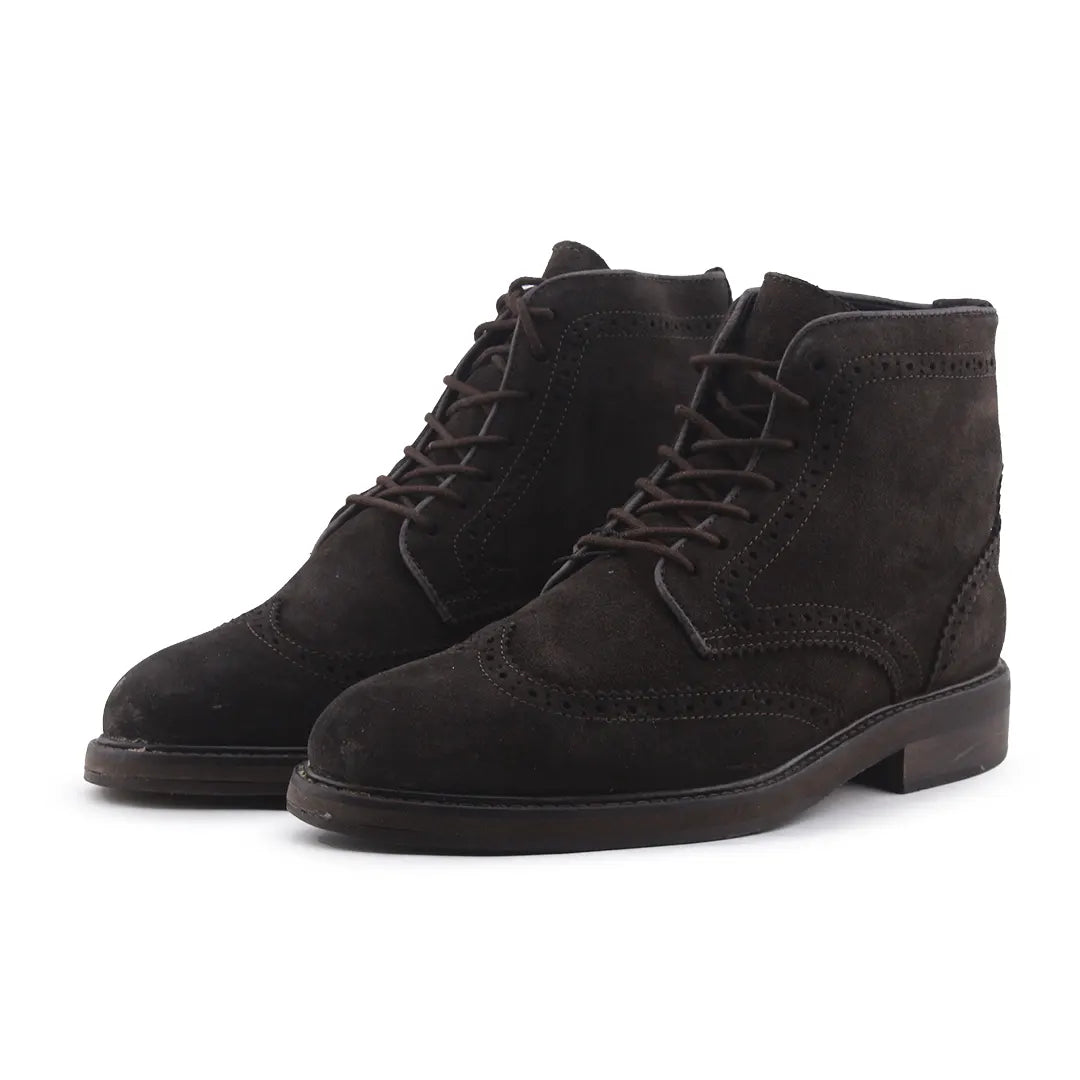 Selected Homme Lace Up Suede Ankle Boot