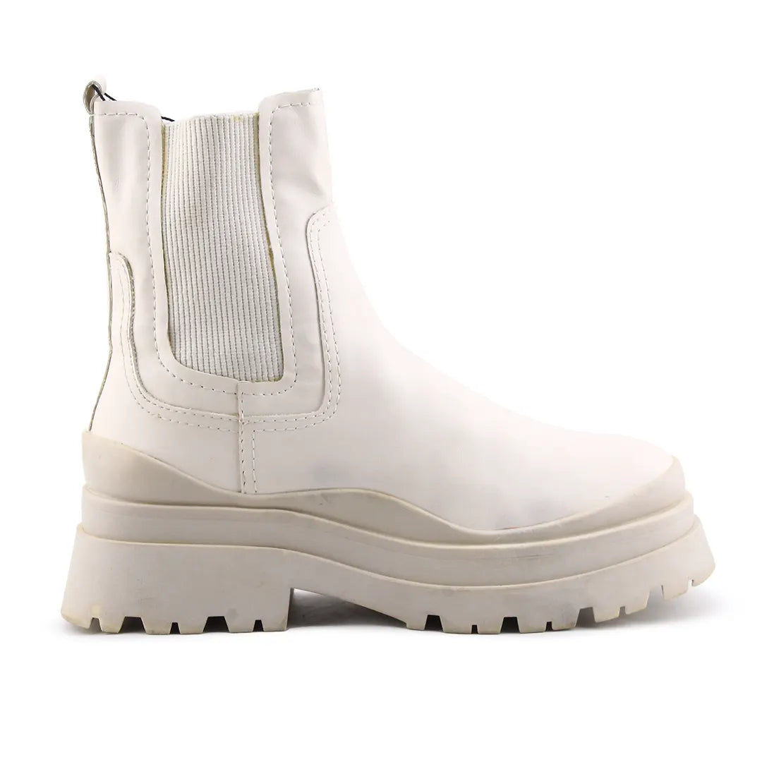 Stradivarius Stretchable Ankle Boot | 100% Authentic Leather