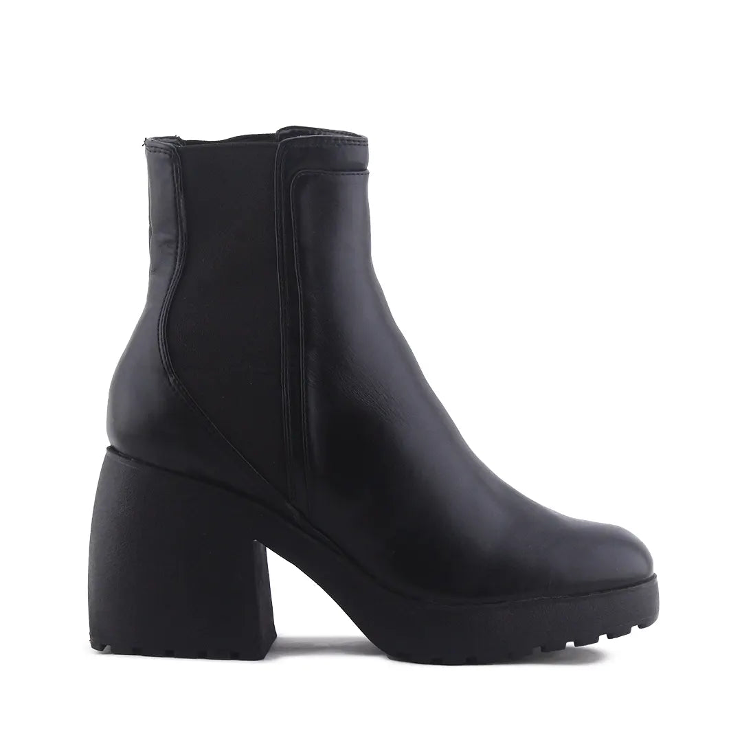 Bershka Stretchable Ankle Boot | 100% Authentic Leather