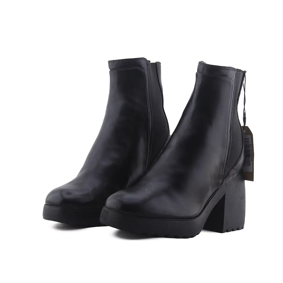 Bershka Stretchable Ankle Boot | 100% Authentic Leather