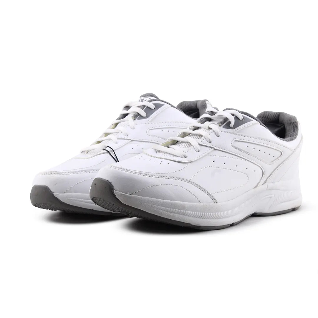 Athletic Works Men's White Memory Foam
