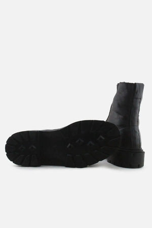 Zara Zipper Chelsea Ankle Boots | 100% Authentic Leather - sundaybazar