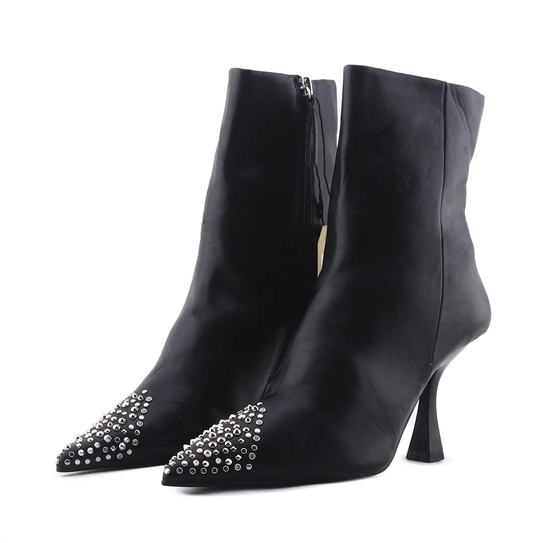 Zara Zipper Ankle Boot | 100% Authentic Leather