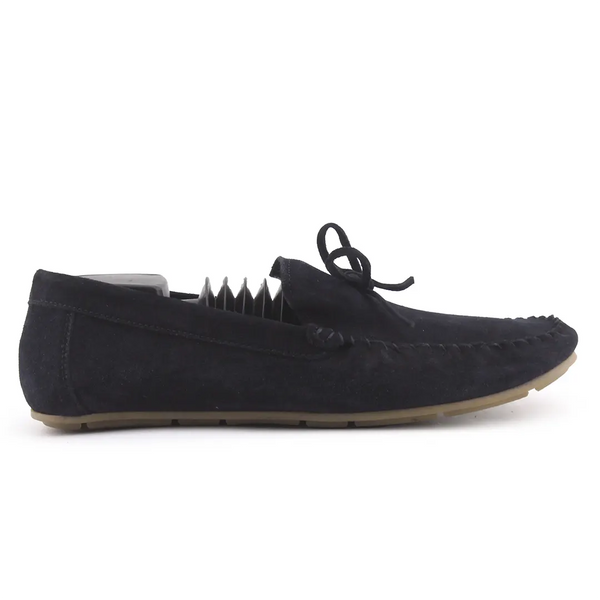 Zara Suede Penny Loafers