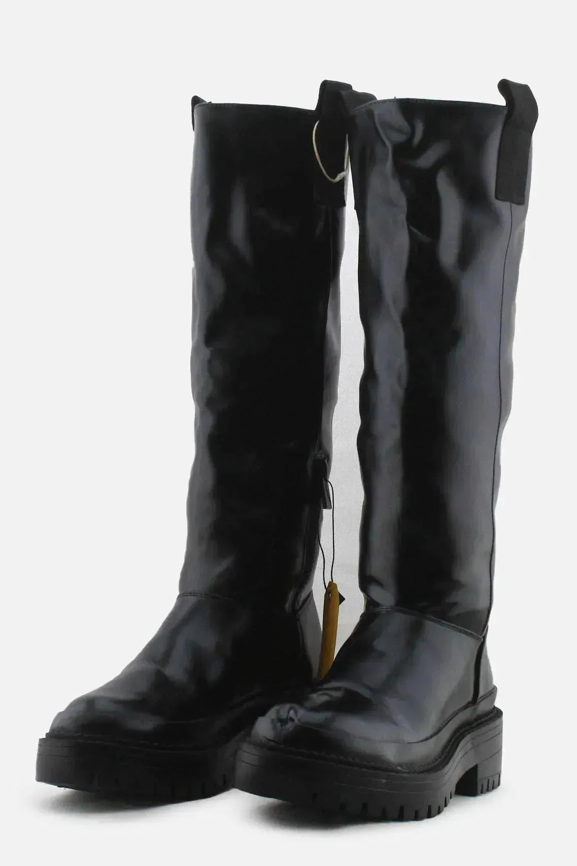 Stradivarius Zipper Cowboy Boots | 100% Authentic Leather