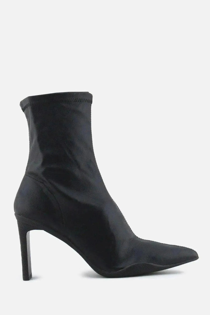 Bershka Block Ankle Boots | 100% Authentic Leather - sundaybazar