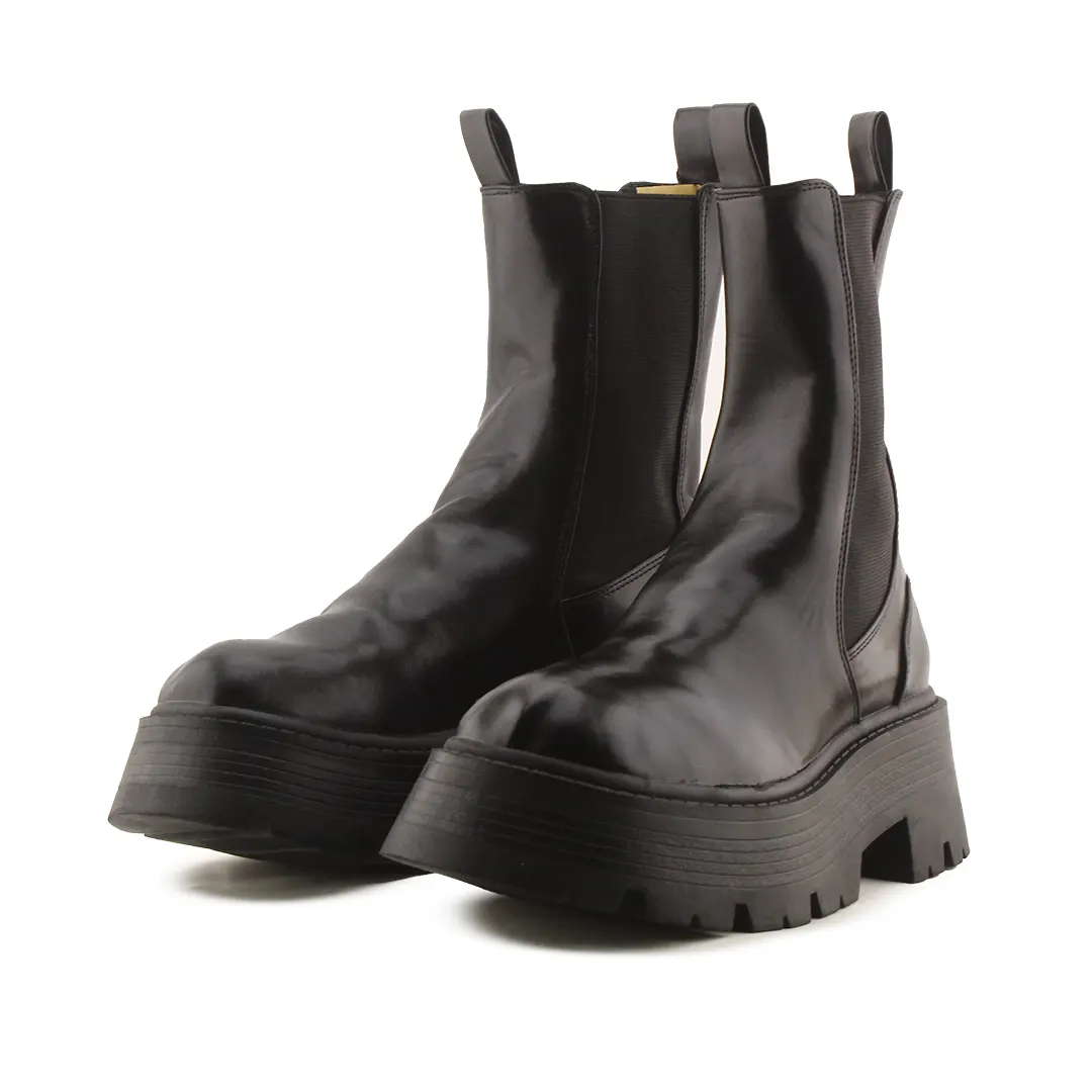 Pull & Bear Stretchable Ankle Boot | 100% Authentic Leather