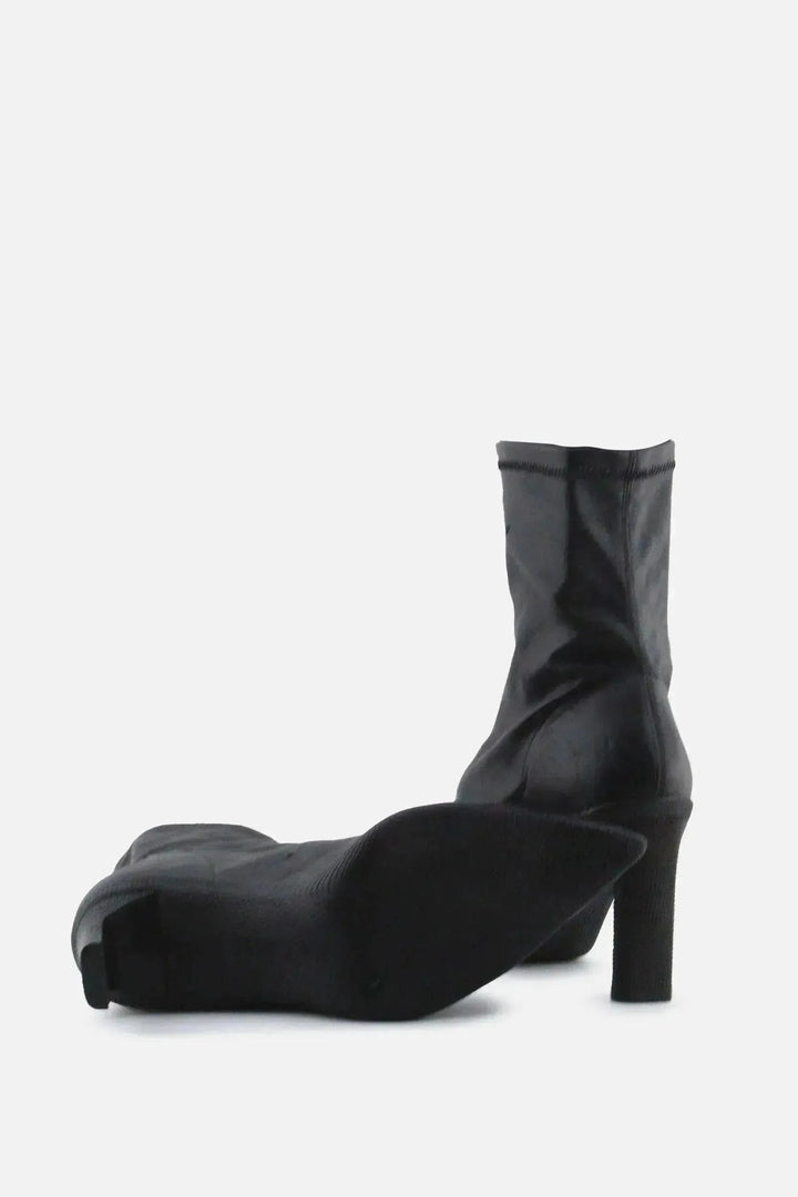 Bershka Block Ankle Boots | 100% Authentic Leather - sundaybazar