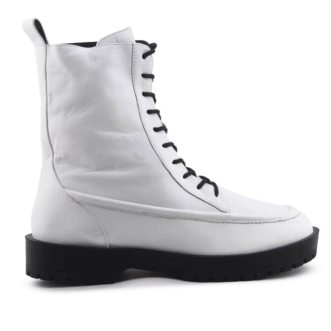 Zara Lace Up Ankle Boot | 100% Authentic Leather