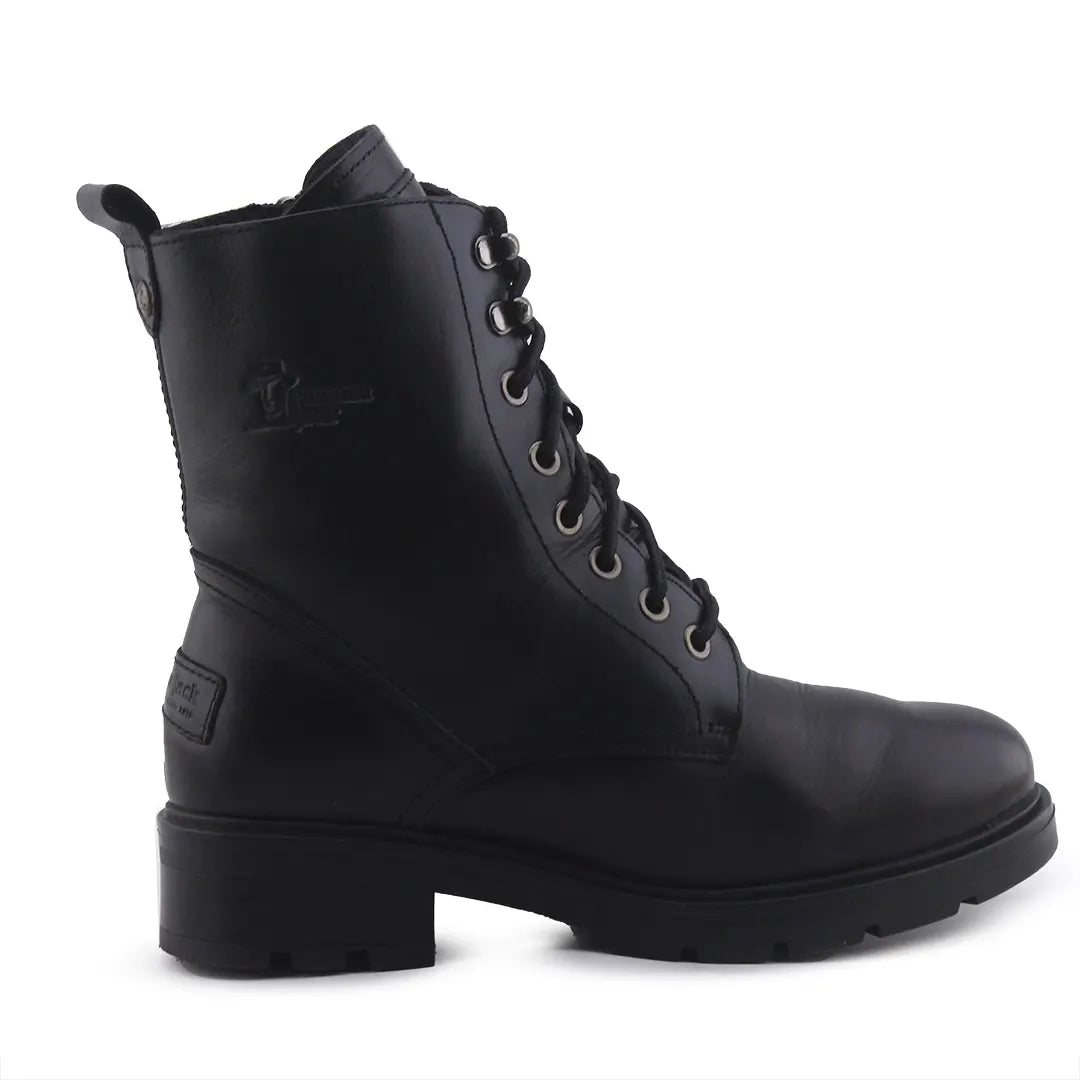 Natural Life Style Zipper Lace Up Ankle Boot | 100% Authentic Leather