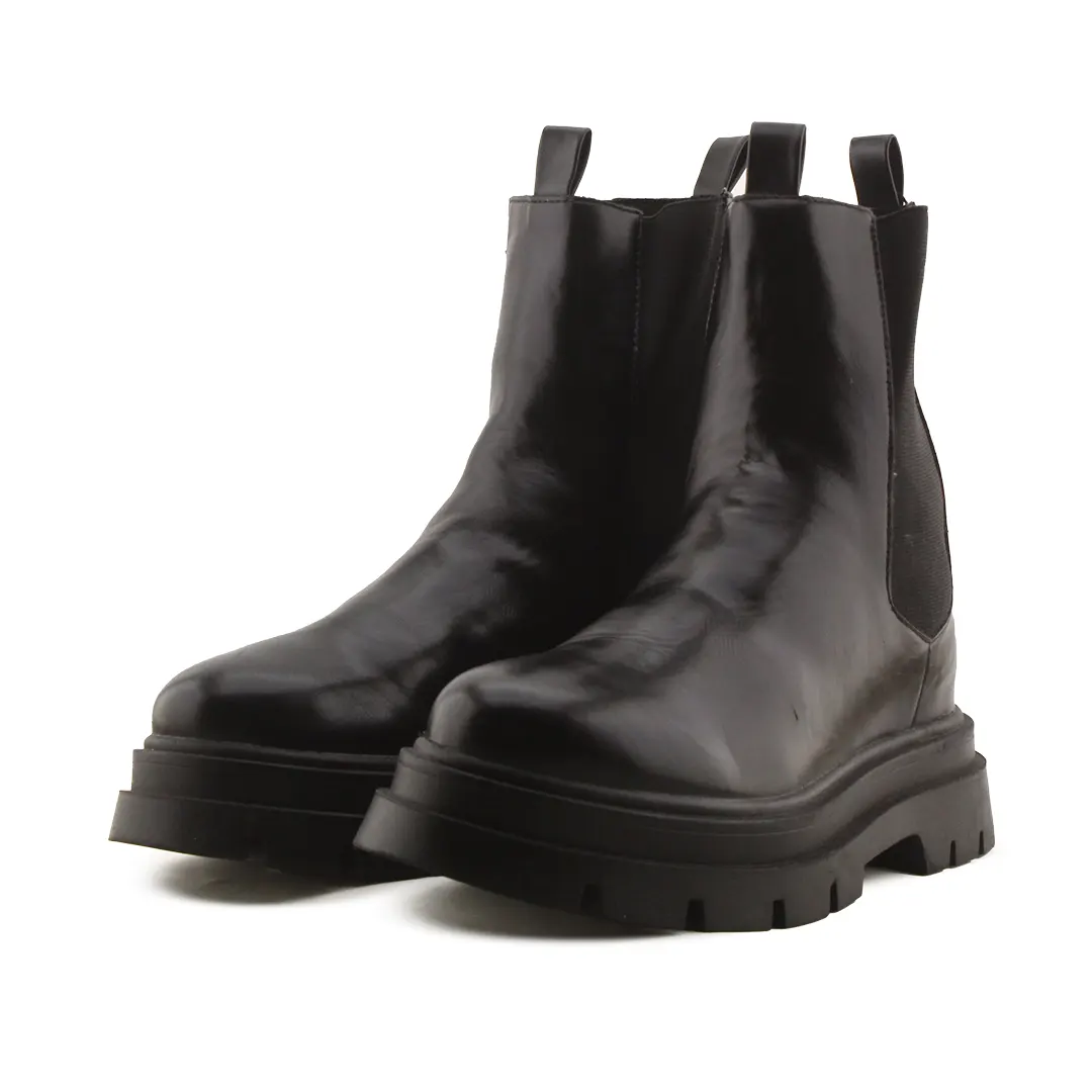 Pull & Bear Stretchable Ankle Boot | 100% Authentic Leather