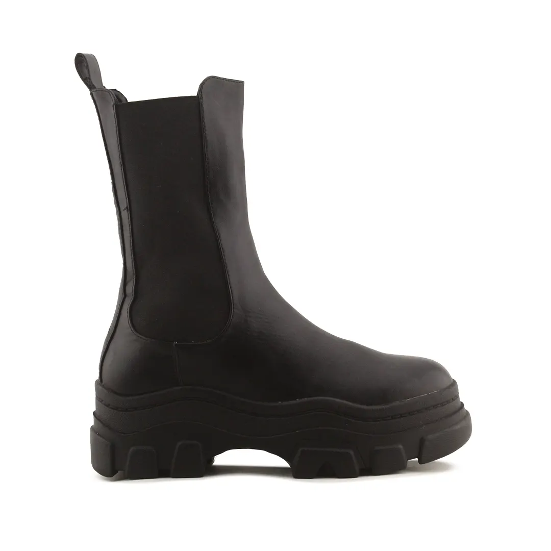 Bershka Stretchable Ankle Boot | 100% Authentic Leather