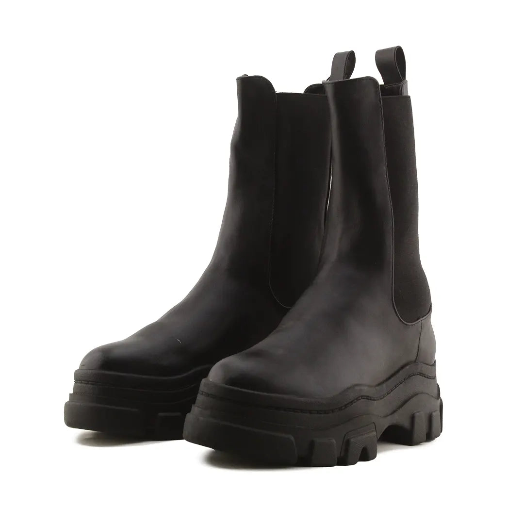 Bershka Stretchable Ankle Boot | 100% Authentic Leather