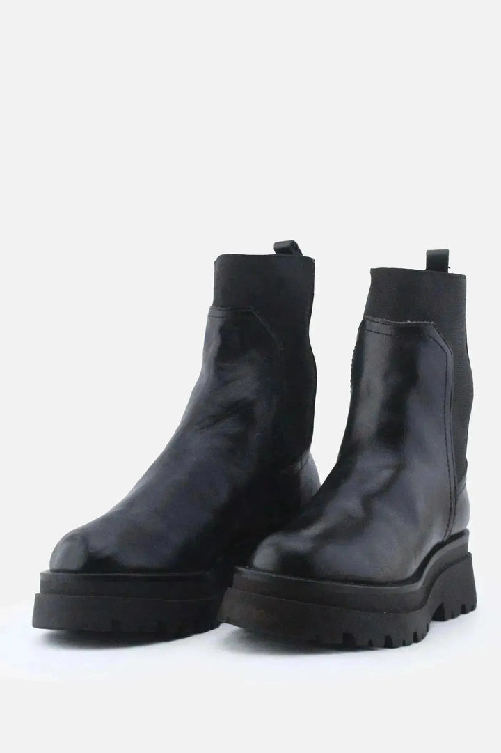 Stradivarius Stretchable Ankle Boots | 100% Authentic Leather - sundaybazar