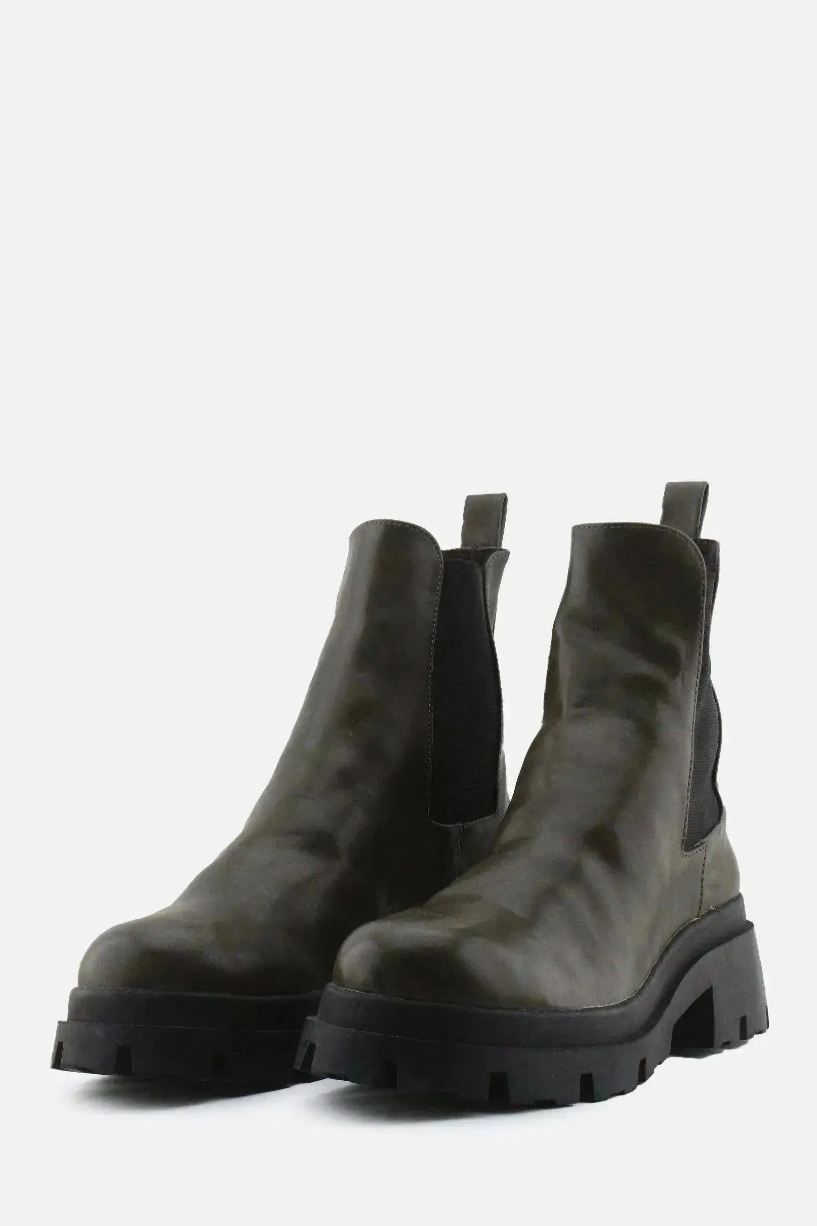 Zara Stretchable Chelsea Ankle Boots | 100% Authentic Leather - sundaybazar