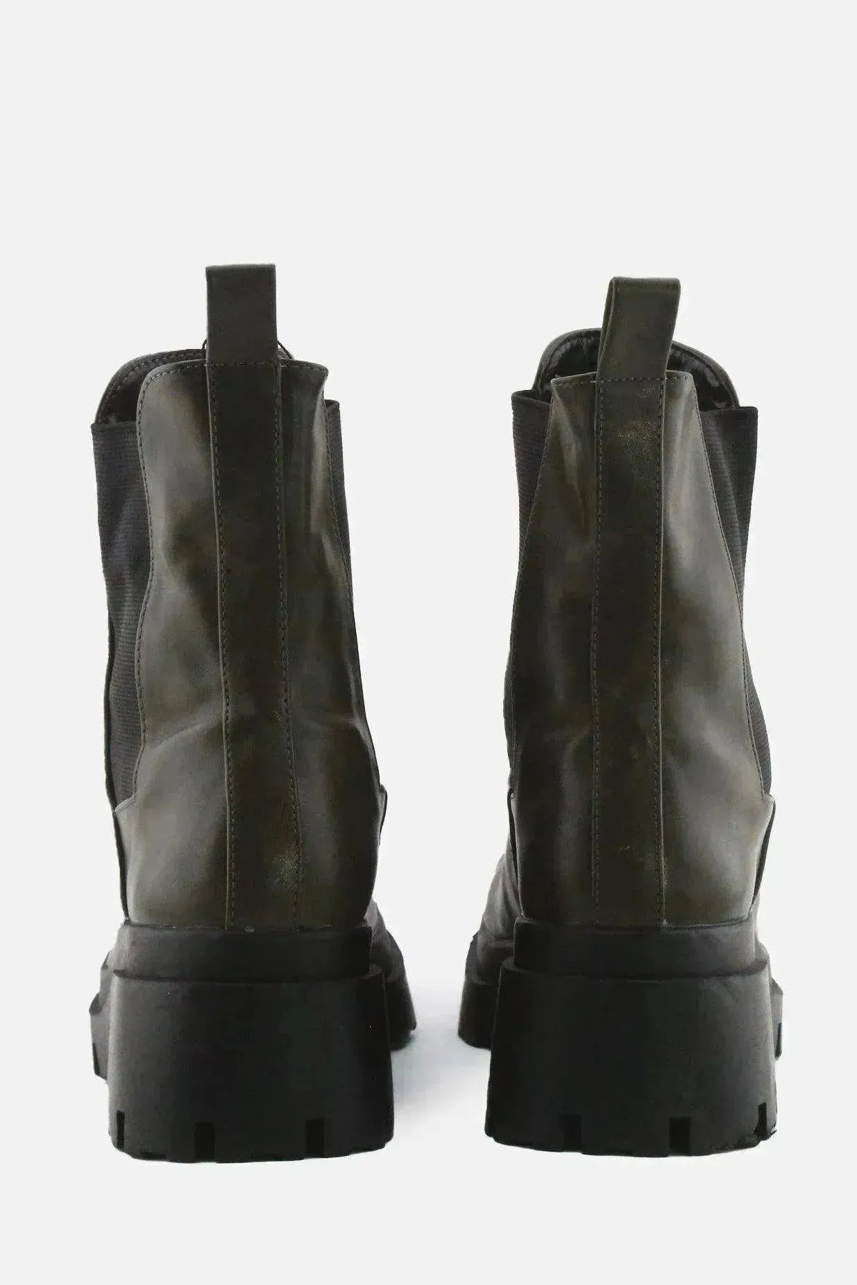 Zara Stretchable Chelsea Ankle Boots | 100% Authentic Leather - sundaybazar