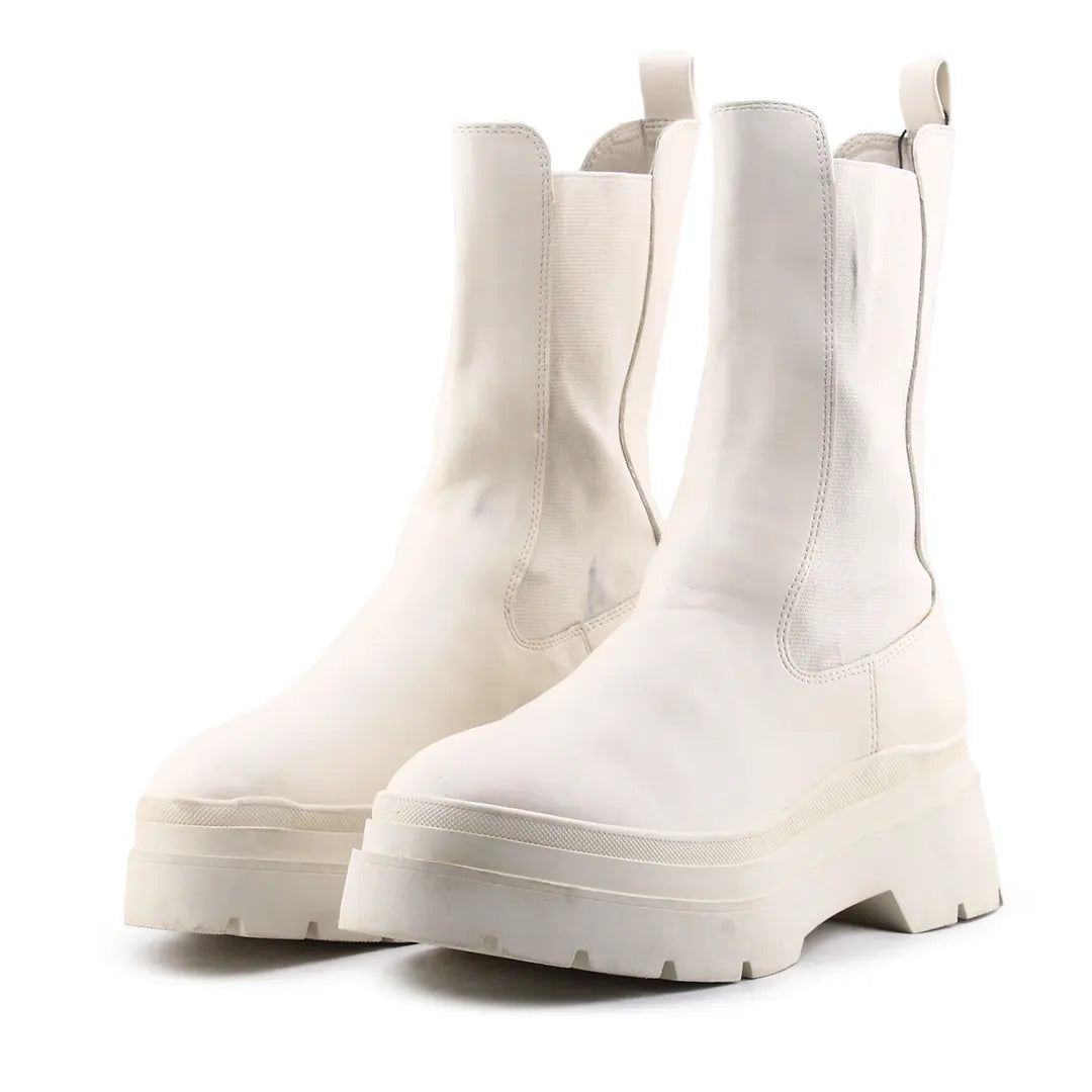 Bershka Stretchable Ankle Boot | 100% Authentic Leather