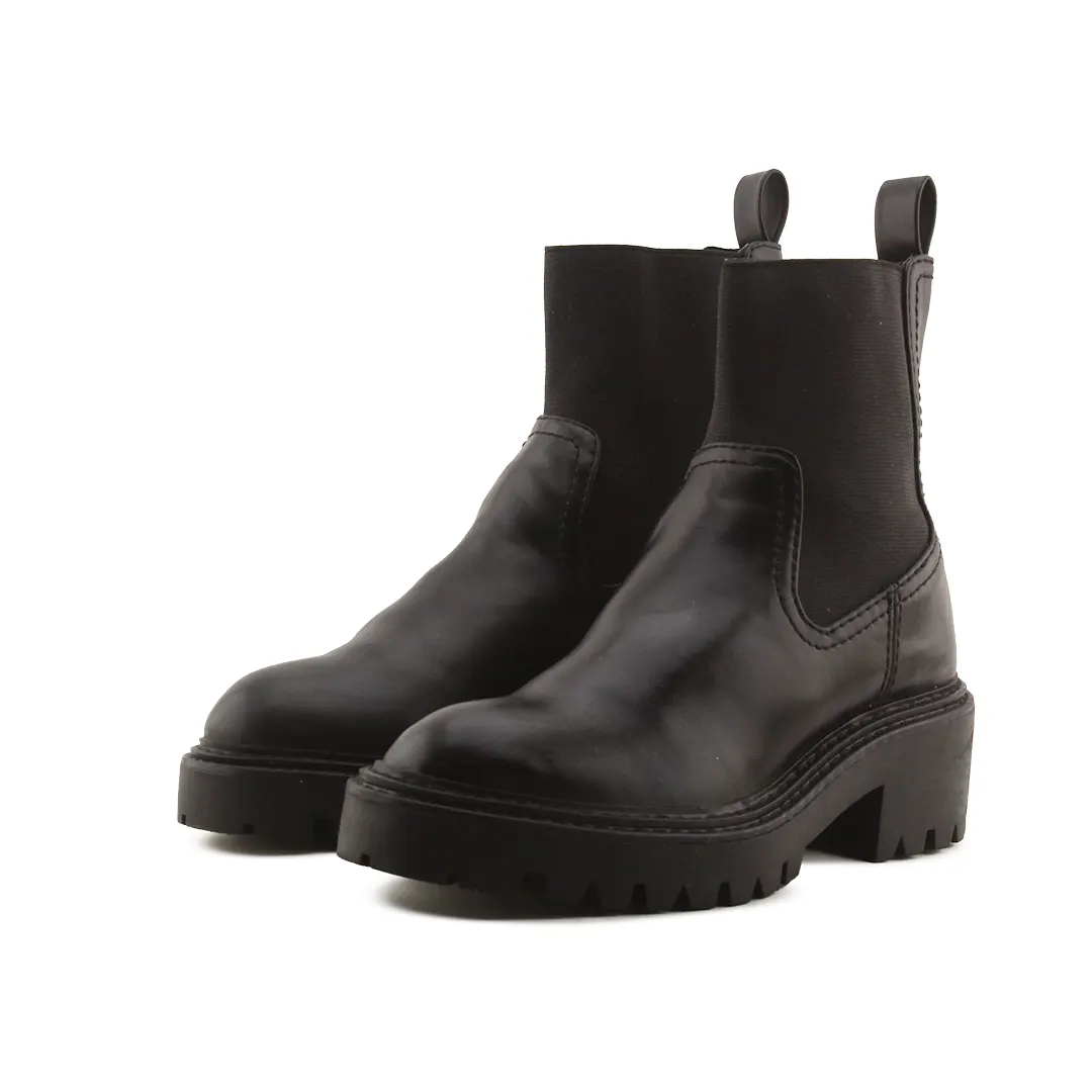 Stradivarius Stretchable Ankle Boot | 100% Authentic Leather