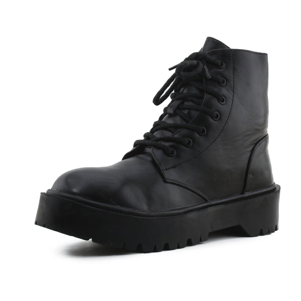 Pull & Bear Laces Combat Boots | 100% Authentic Leather