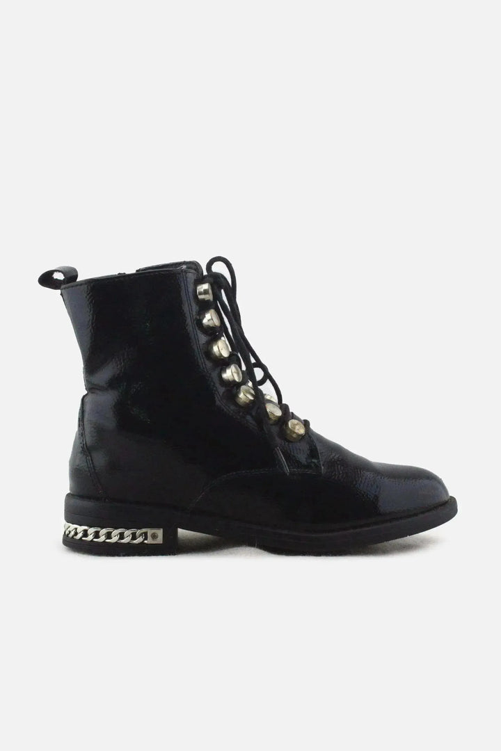 I Love DeeZee Zipper Laces Chelsea Ankle Boots | 100% Synthetic Leather - sundaybazar