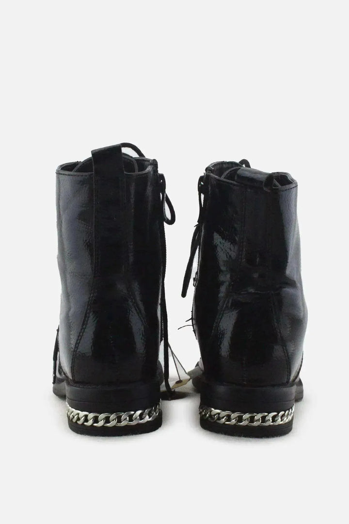 I Love DeeZee Zipper Laces Chelsea Ankle Boots | 100% Synthetic Leather - sundaybazar