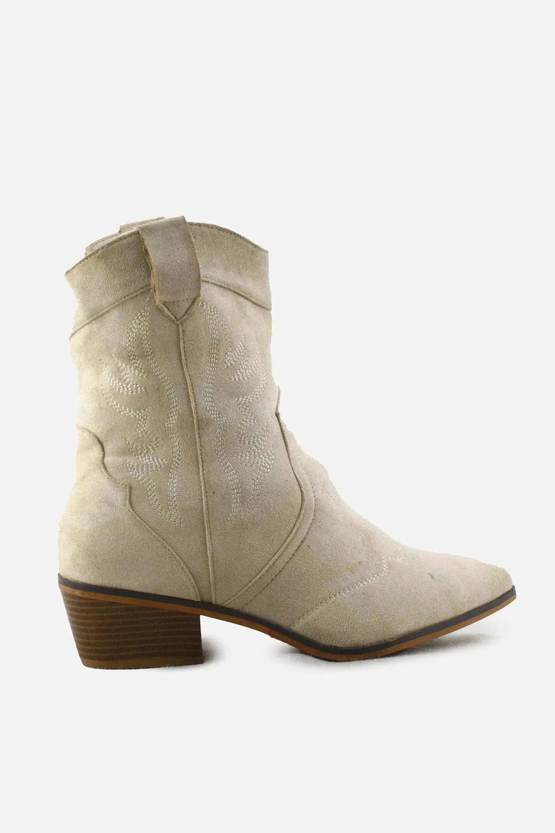 European Brand Zipper Block Ankle Boots | Textile - sundaybazar