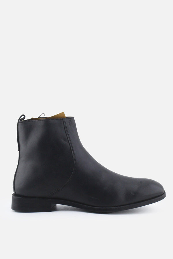 Zara Zipper Chelsea Ankle Boots | 100% Authentic Leather