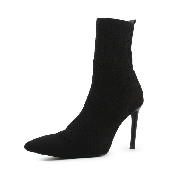 Zara Knitted Stilletos Heels Sock Boot | 100% Authetic Textile