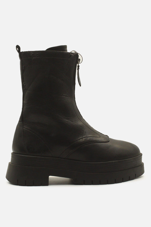 Bershka Zipper Ankle Boots | 100% Authentic leather