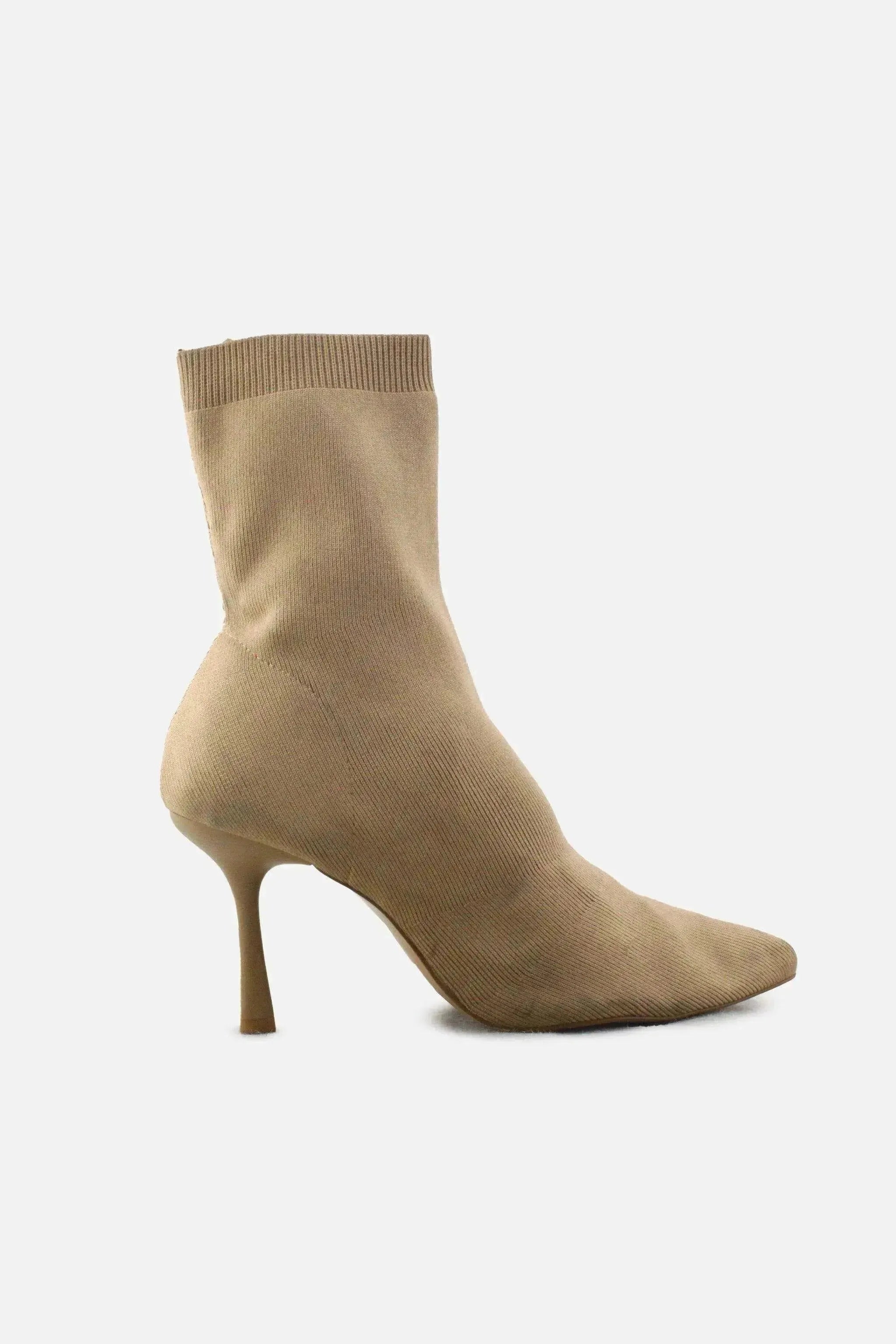 Stradivarius Stretchable Stilettos Ankle Boots | Textile - sundaybazar