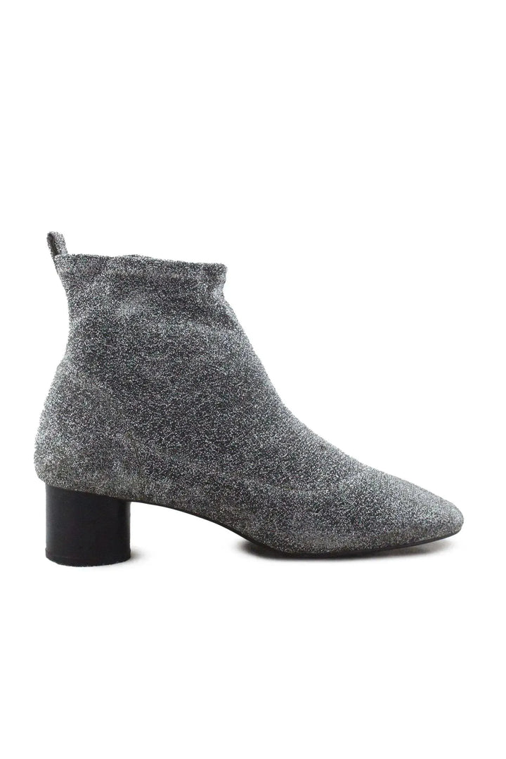 Zara Block Ankle Boots | Textile - sundaybazar