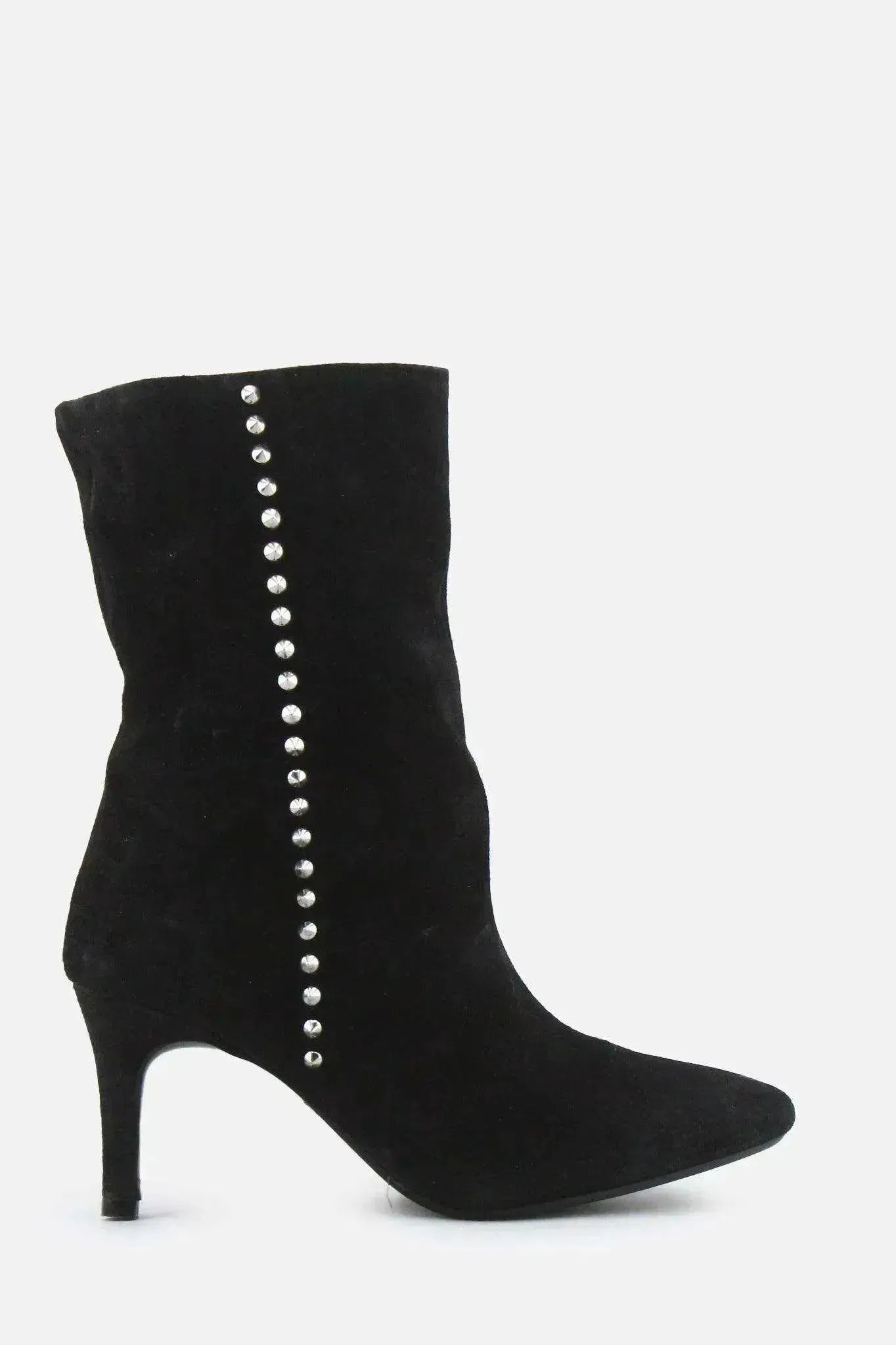 Zara Stilettos Ankle Boots | Suede - sundaybazar