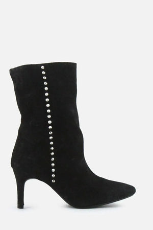 Zara Stilettos Ankle Boots | Suede - sundaybazar