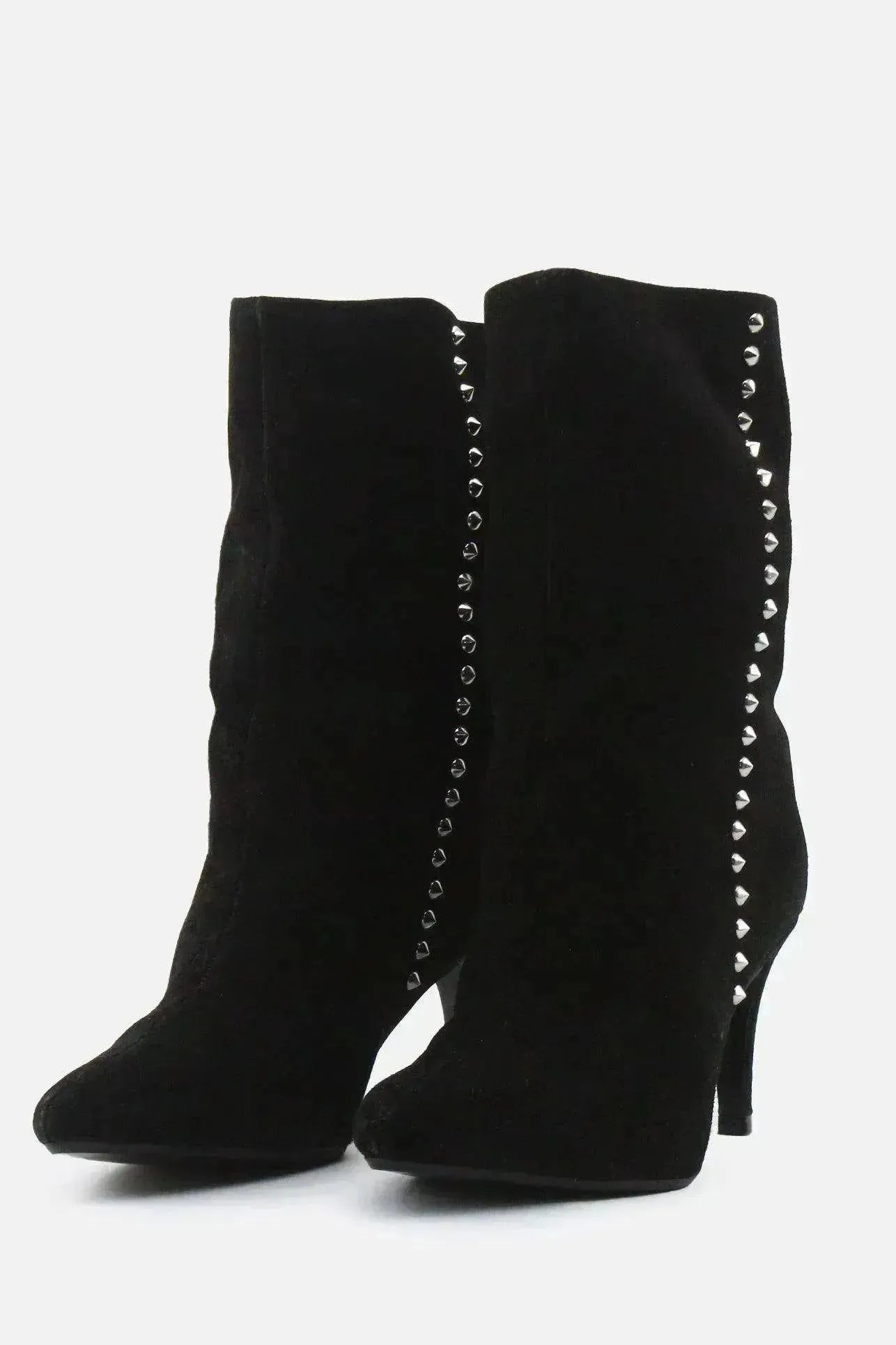 Zara Stilettos Ankle Boots | Suede - sundaybazar