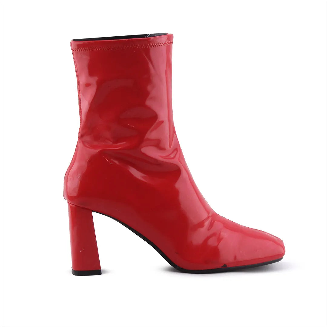 Bershka Zipper Ankle Boot