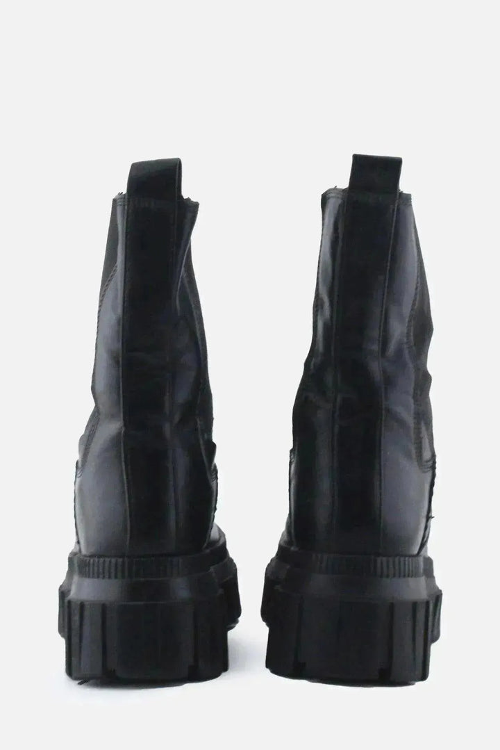 Stradivarius Stretchable Ankle Boots | 100% Authentic Leather - sundaybazar