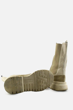 European Brand Stretchable Combat Ankle Boots | 100% Authetic Leather - sundaybazar