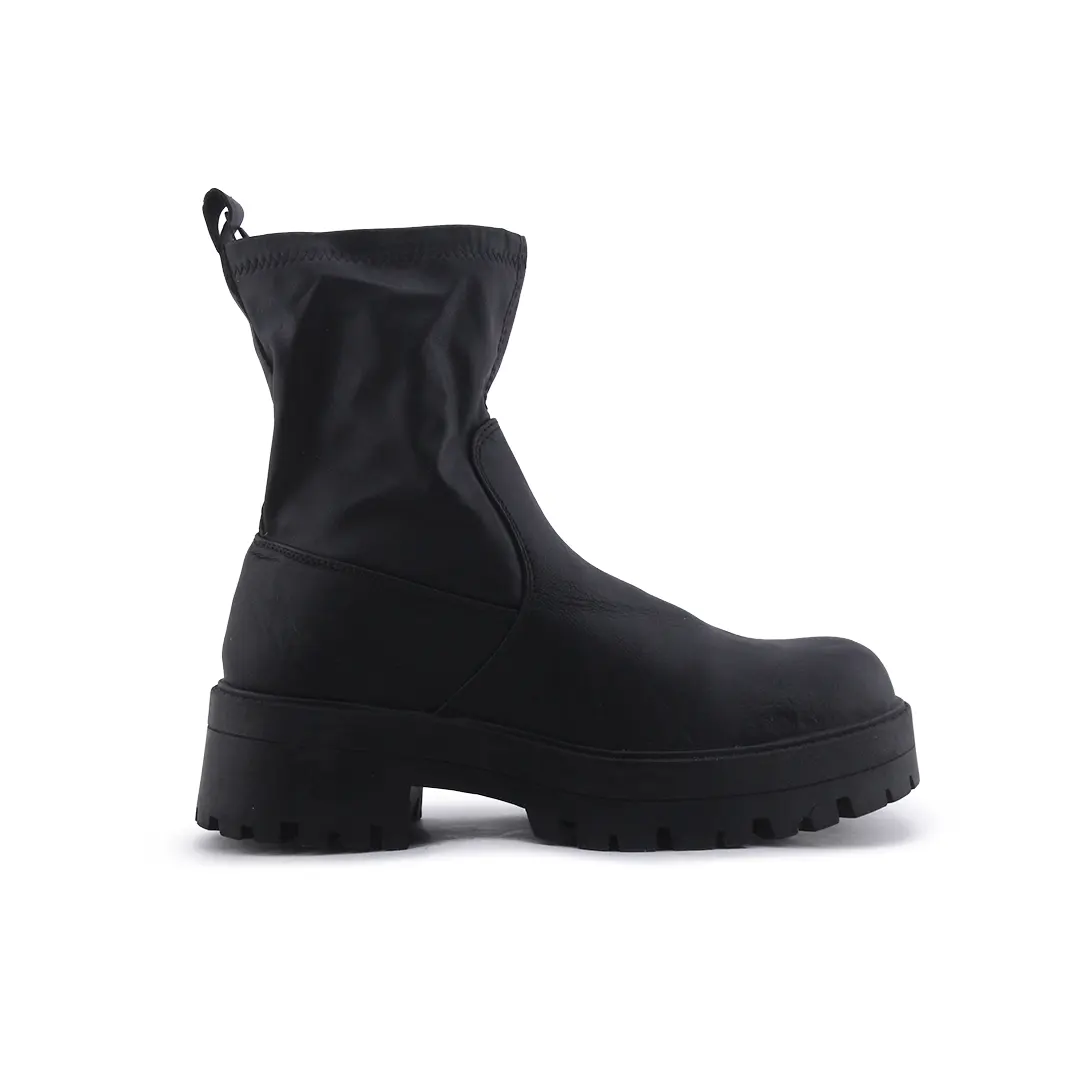 Pull & Bear Zipper Ankle Boot | 100% Authentic Leather