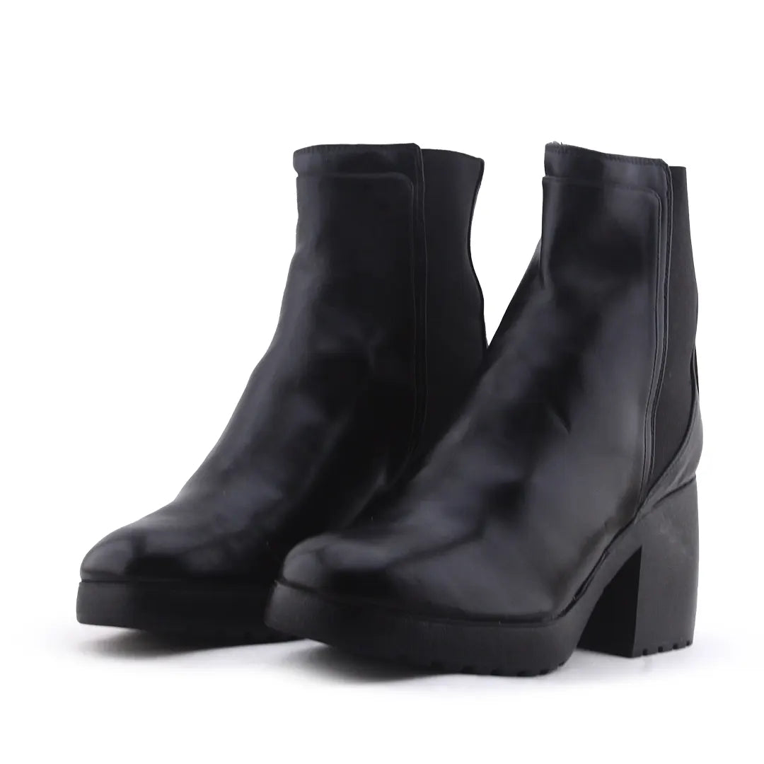 Bershka Stretchable Ankle Boot | 100% Authentic Leather