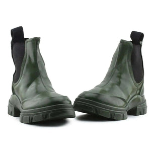 Zara Stretchable Combat Boots | 100% Authentic Leather - sundaybazar
