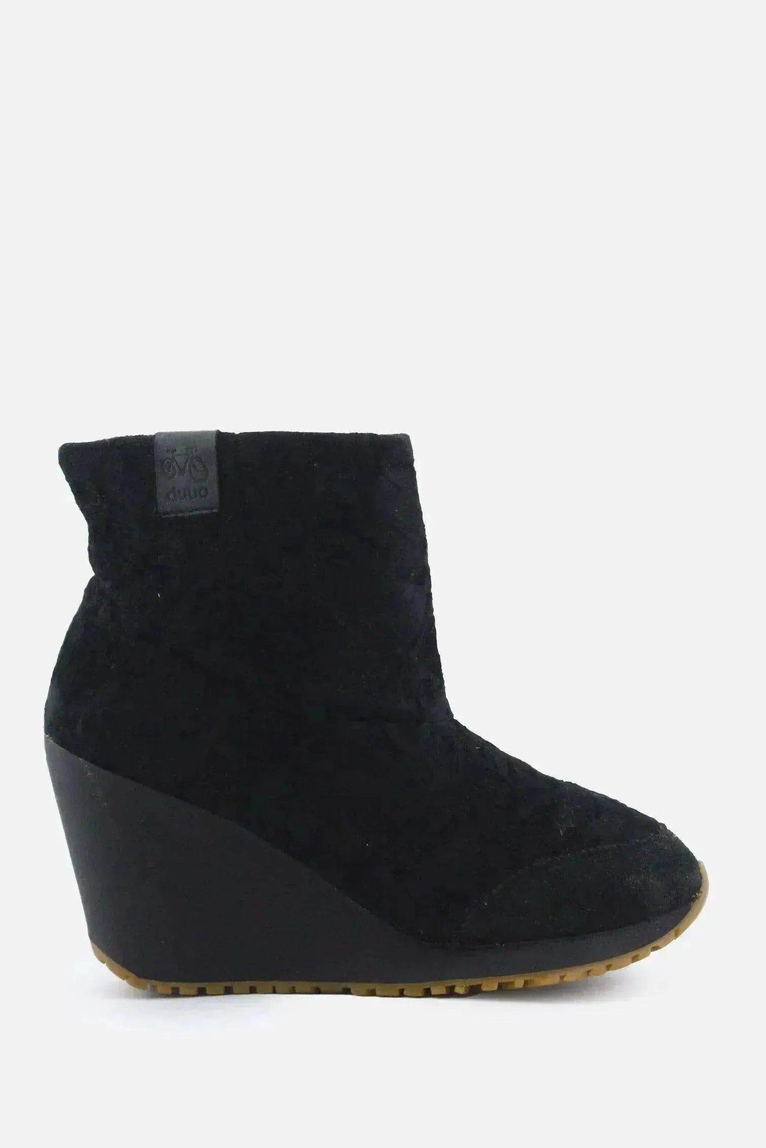 European Brand Wedges Boots | Suede - sundaybazar