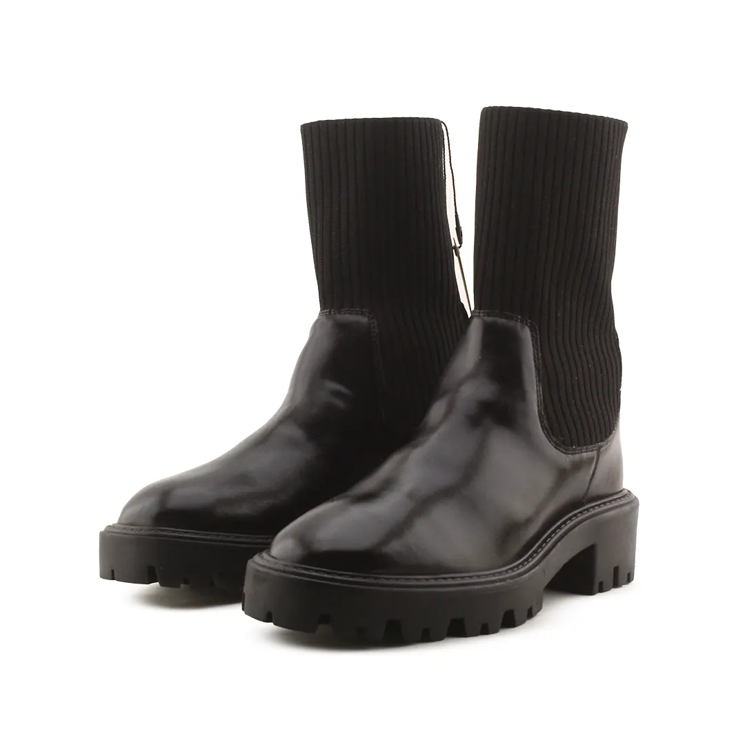 Lefties Stretchable Ankle Boot | 100% Authentic Leather
