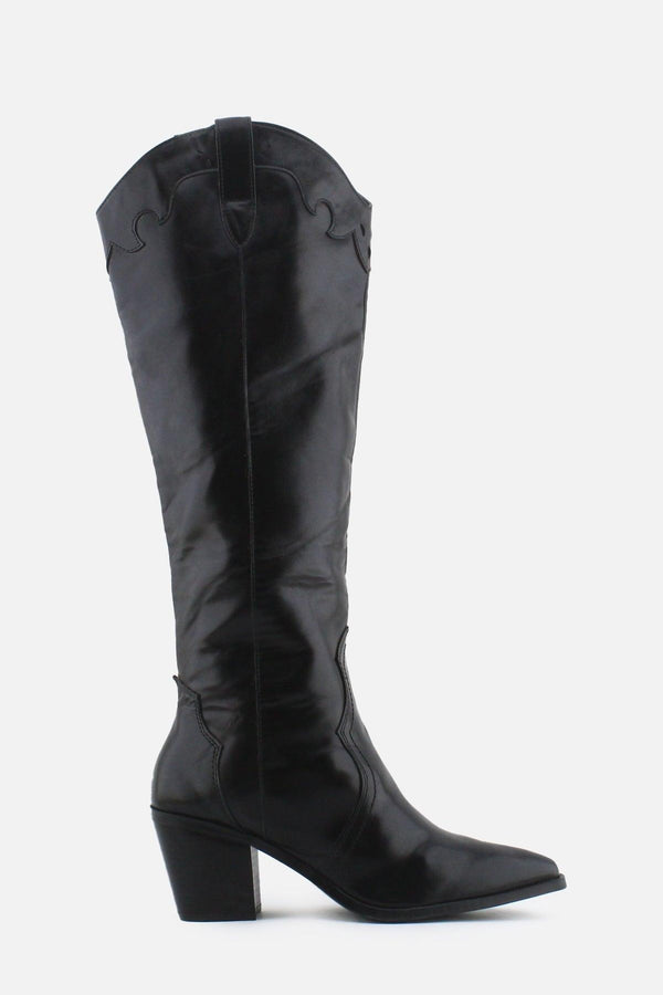 Stradivarius Block Knee High Boots | 100% Authentic Leather