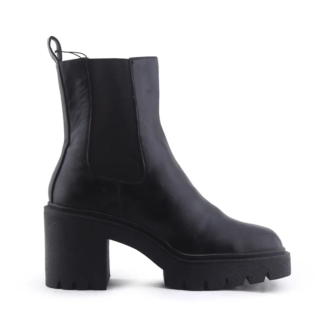 Pull & Bear Stretchable Ankle Boot | 100% Authentic Leather