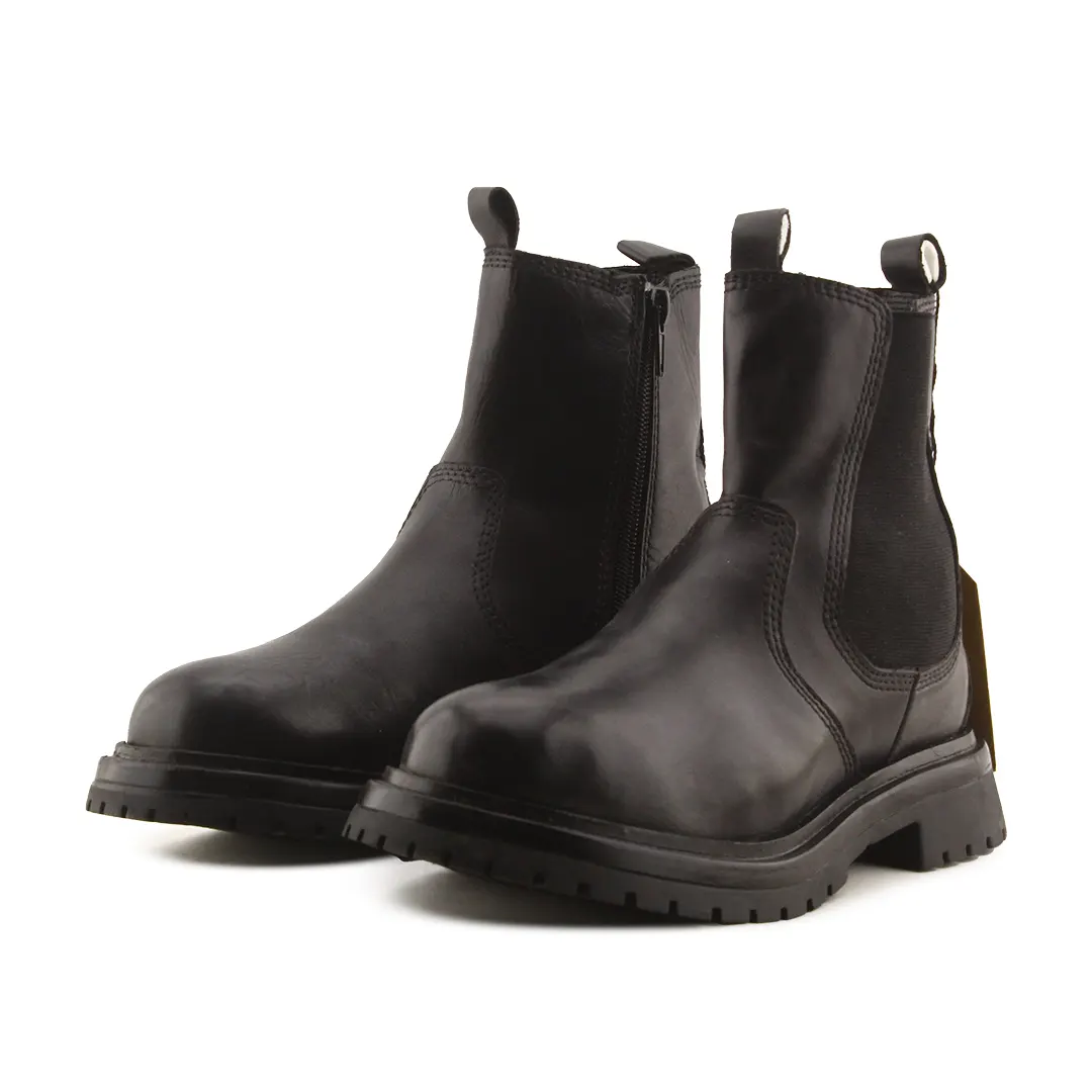 Zara Zipper Stretchable Ankle Boots | 100% Authentic Leather
