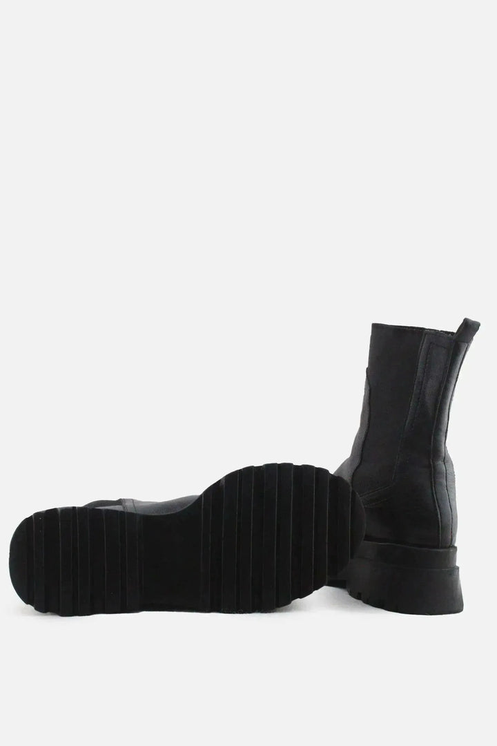 Stradivarius Stretchable Ankle Boots | 100% Authentic Leather - sundaybazar