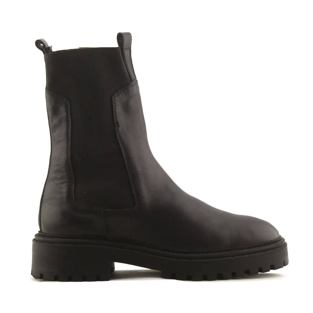 Massimo Dutti Stretchable Ankle Boots | 100% Authentic Leather
