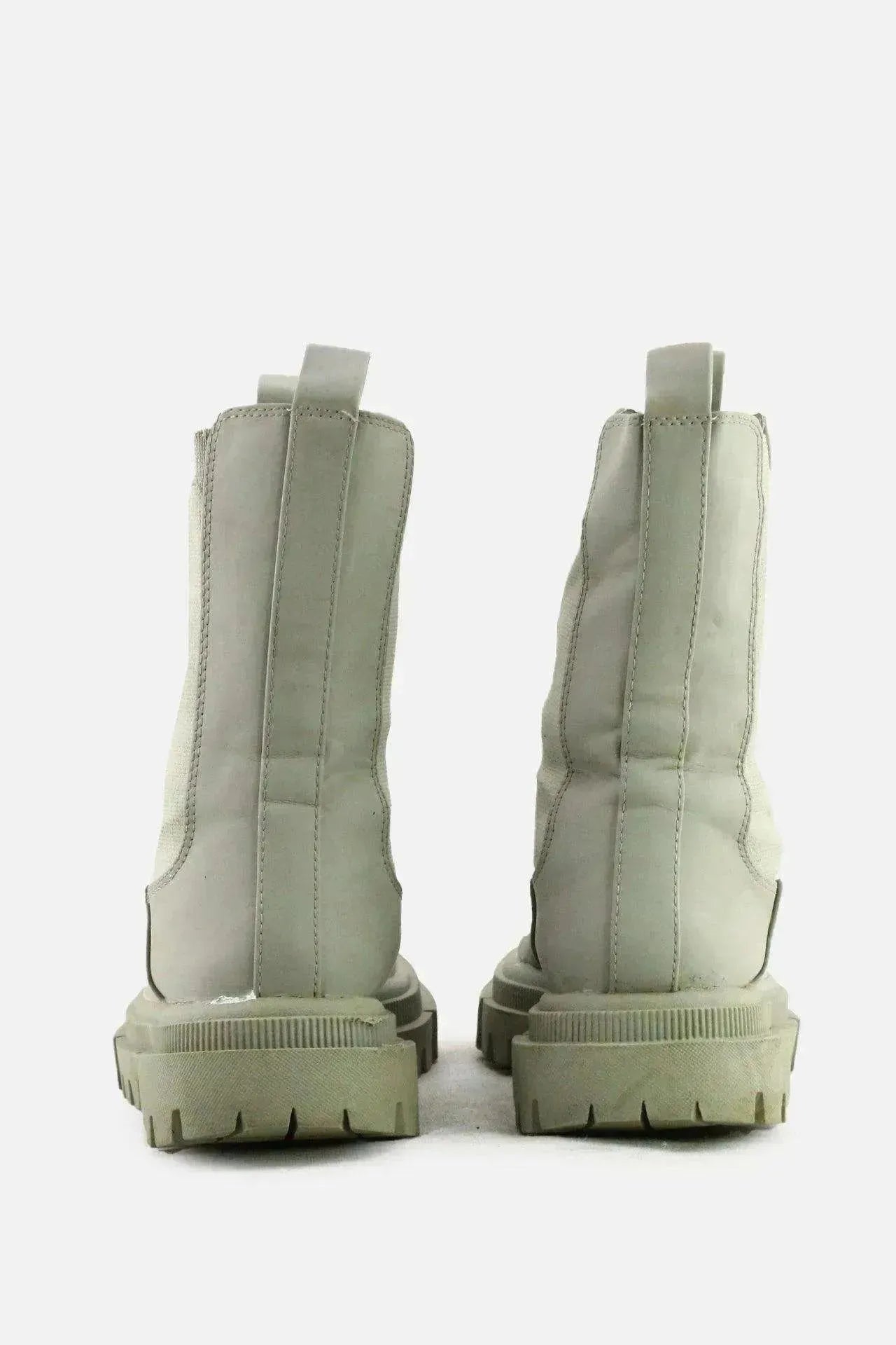 Bershka Stretchable Ankle Boots | 100% Authentic Leather - sundaybazar